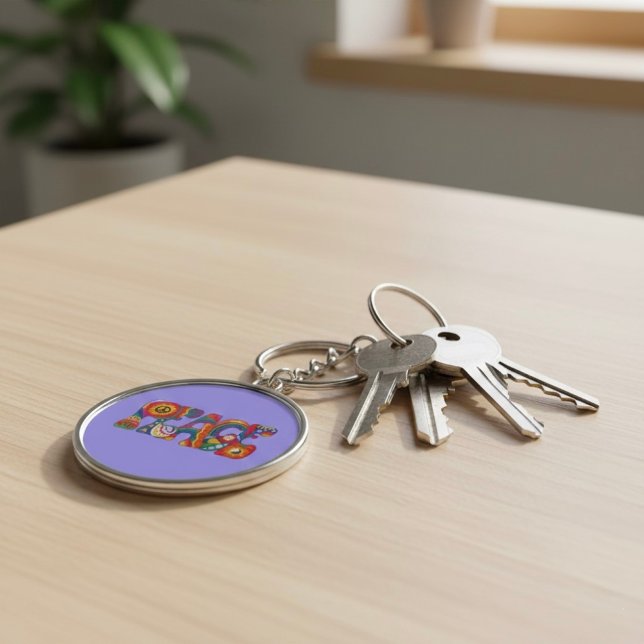 Porte-clés Porte - clé de la paix (Créateur téléchargé)