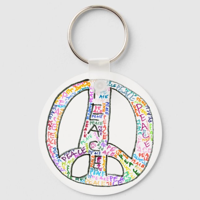 Porte-clés Porte - clé de la paix (Recto)