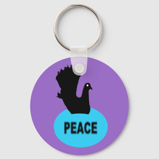 Porte-clés Porte - clé de la paix de Black Dove (Recto)