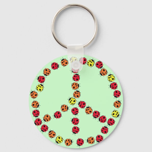 Porte-clés Porte - clé de la paix de Ladybug (Recto)