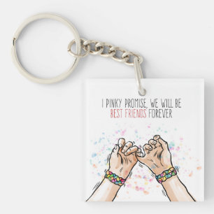 Porte-clés Porte - clé de la promesse Pinky des meilleurs am