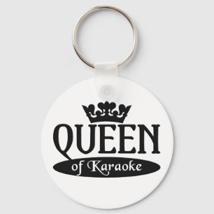 Porte-clés Porte - clé de la reine du Karaoké