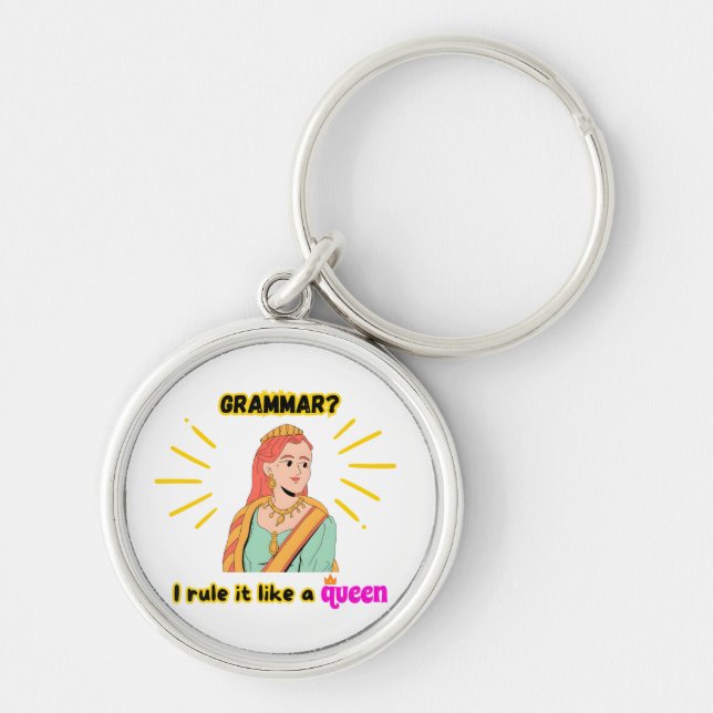 Porte-clés Porte - clé de la reine Grammar (Devant)