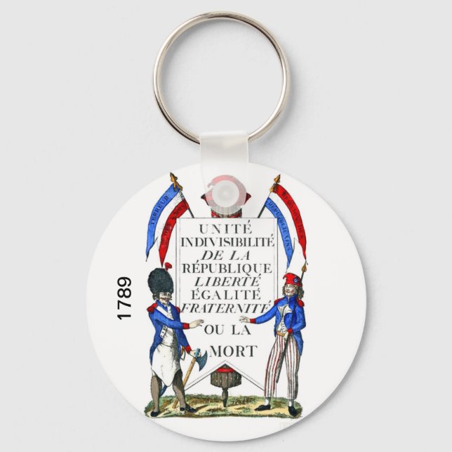 Porte-clés Porte - clé de la révolution française (Recto)