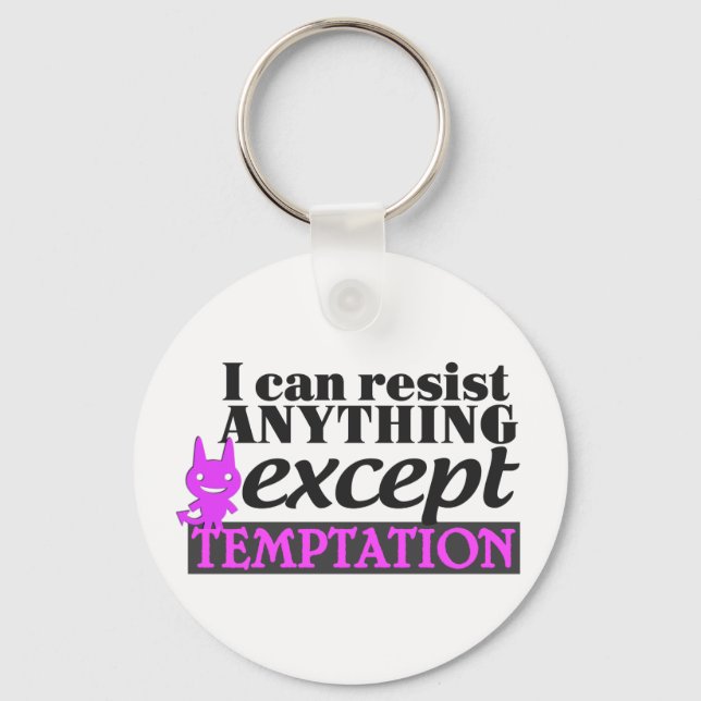 Porte-clés Porte - clé de la tentation (Recto)