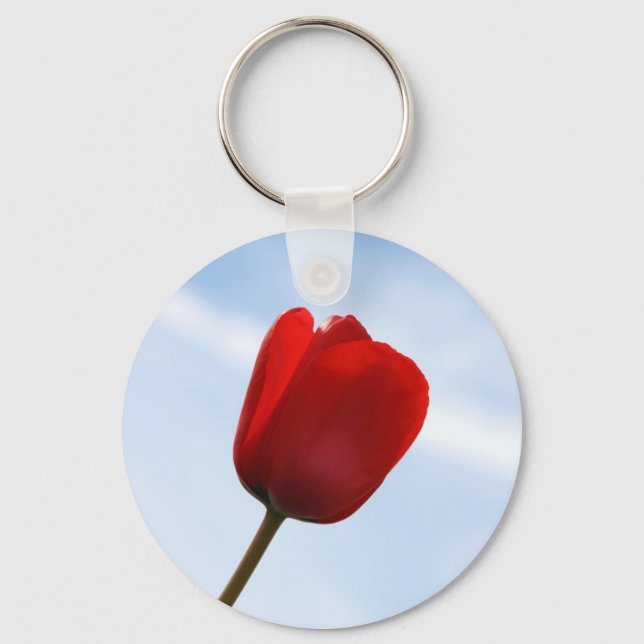 Porte-clés Porte - clé de la Tulipe rouge (Recto)