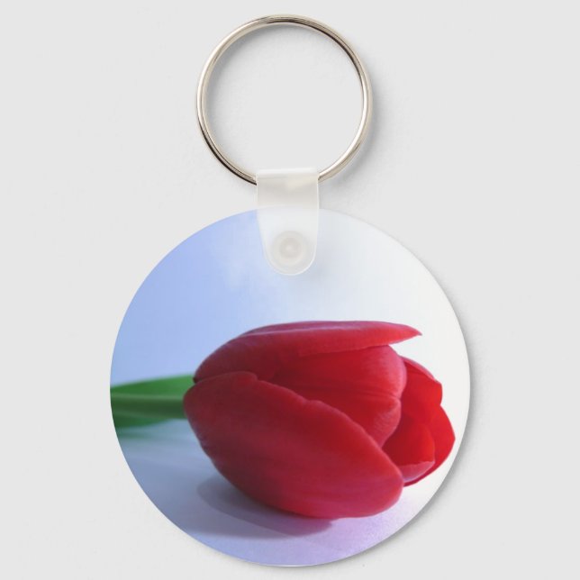 Porte-clés Porte - clé de la Tulipe rouge (Recto)