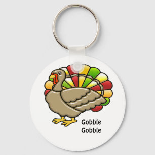 Porte-clés Porte - clé de la Turquie de thanksgiving