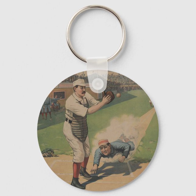 Porte-clés Porte - clé de l'affiche de baseball (Recto)