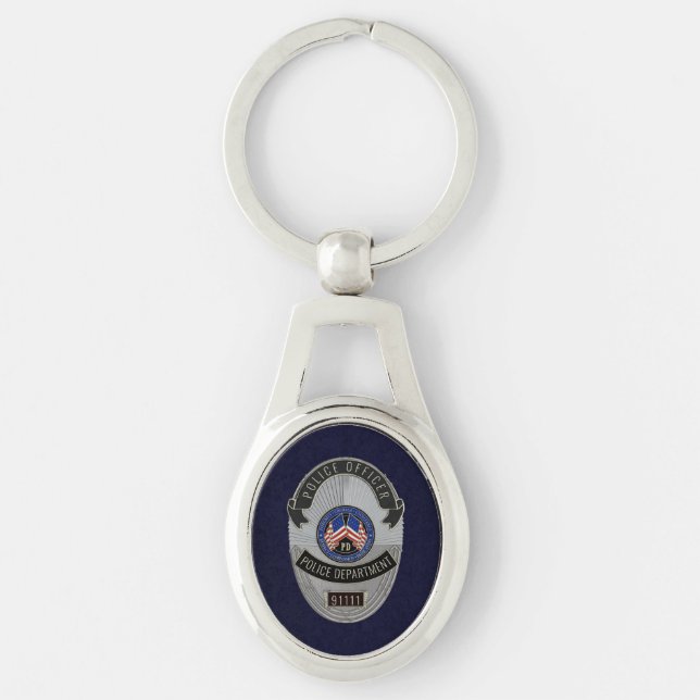 Porte-clés Porte - clé de l'agent de police (Devant)