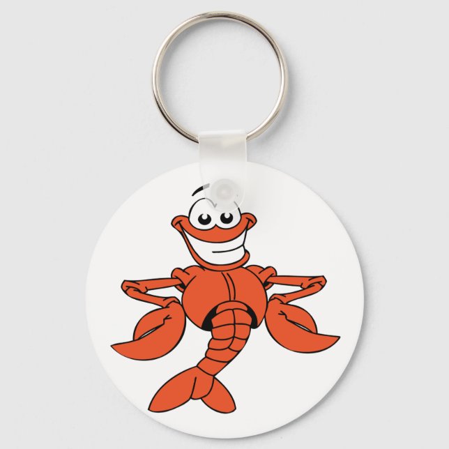 Porte-clés Porte - clé de langouste de dessin (Recto)