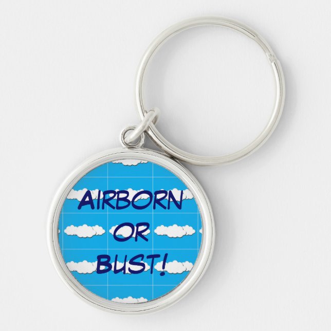 Porte-clés Porte - clé de l'avion ou de l'aube (Devant)