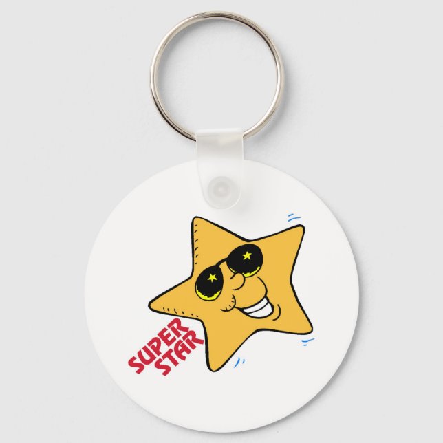 Porte-clés Porte - clé de l'école Super Star (Recto)