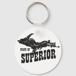 Porte-clés Porte - clé de l'État du Michigan supérieur de