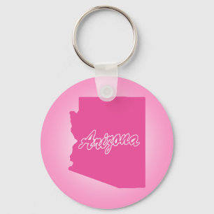 Porte-clés Porte - clé de l'État rose de l'Arizona