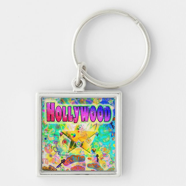 Porte-clés Porte - clé de l'heure d'époque hollywoodienne (Devant)