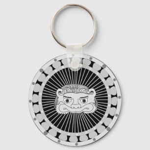 Porte-clés Porte - clé de lion argenté