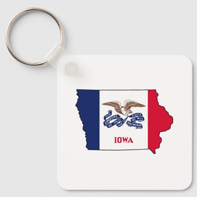 Porte-clés Porte - clé de l'Iowa (Recto)