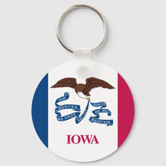 Porte-clés Porte - clé de l'Iowa (Recto)