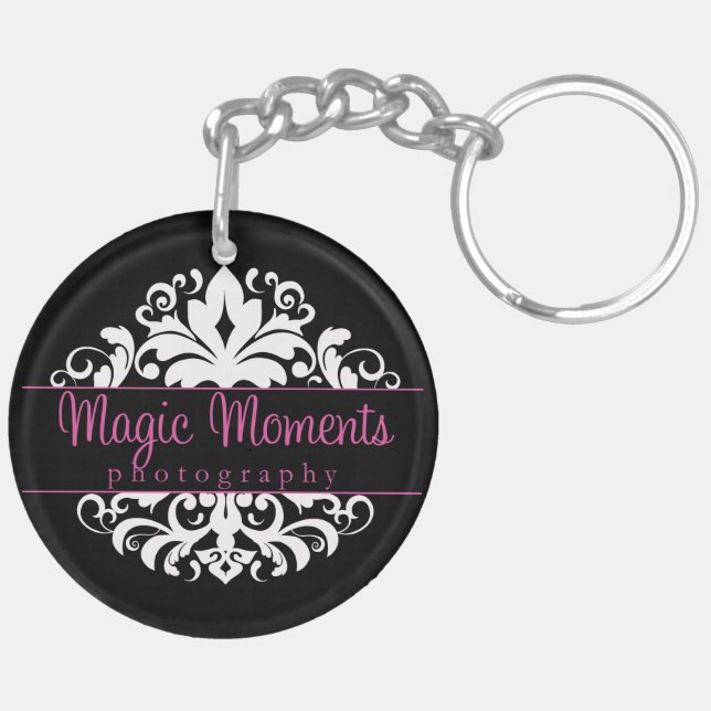 Porte-clés Porte - clé de logo de 2-Sided de "MMP" (Dos gauche)