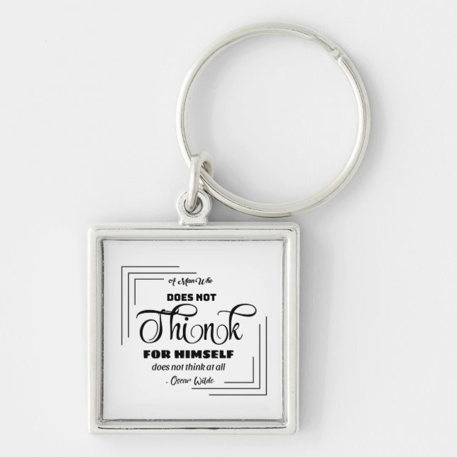 Porte-clés Porte - clé de logo personnalisé (Devant)