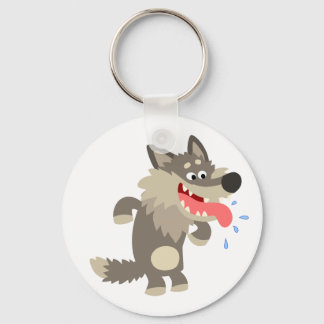 Porte-clés Porte - clé de loup de caricature très célèbre