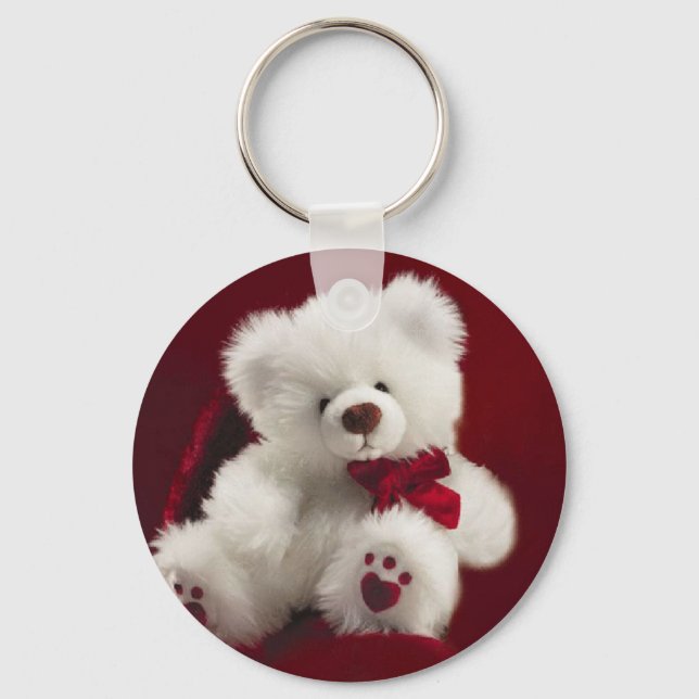 Porte-clés Porte - clé de l'ours blanc Teddy (Recto)