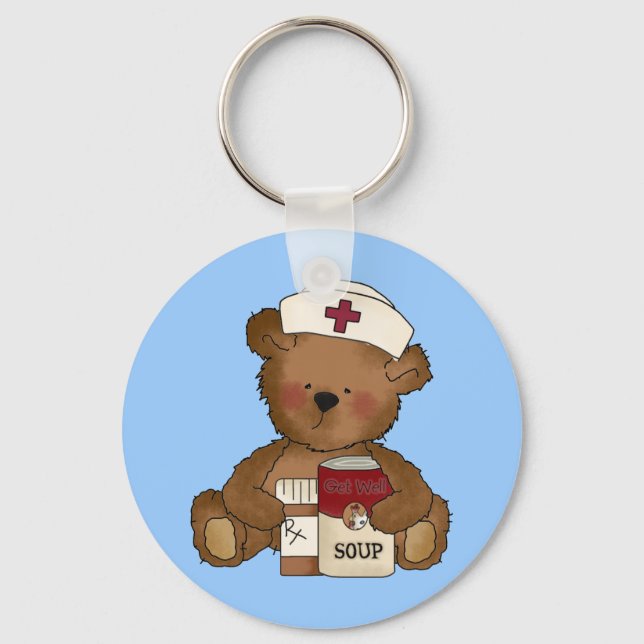 Porte-clés Porte - clé de l'ours infirmière (Recto)