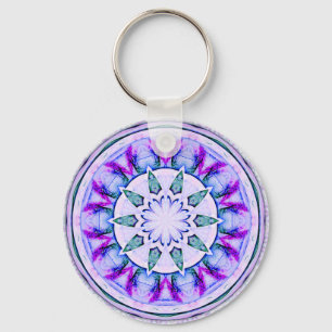 Porte-clés Porte - clé de mandala d'étoile de bijou