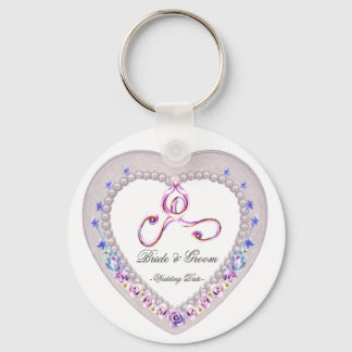 Porte-clés Porte - clé de mariage de coeur