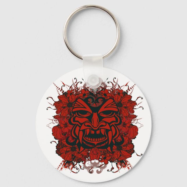 Porte-clés Porte - clé de masque Tiki (Recto)