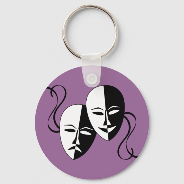 Porte-clés Porte - clé de masques de théâtre (Recto)