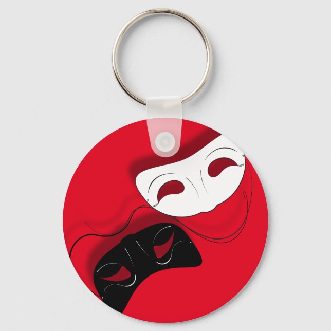 Porte-clés Porte - clé de masques de théâtre (Recto)