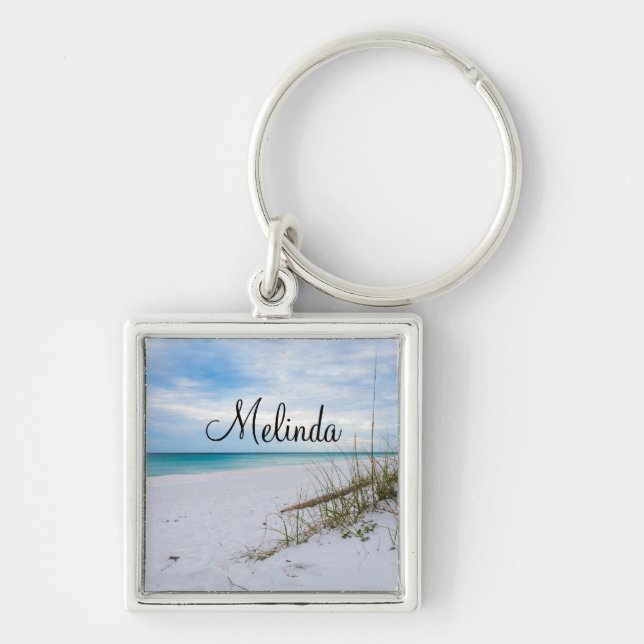 Porte-clés Porte - clé De Mer Et De Plage De Sable Blanc (Devant)