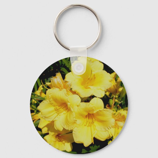 Porte-clés Porte - clé de mini-lys jaune (Recto)