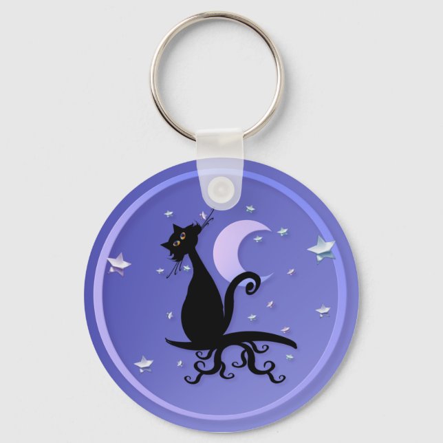Porte-clés Porte - clé de minuit Kitty (Recto)