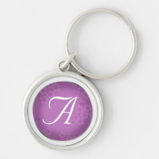 Porte-clés Porte - clé de monogramme d'Améthyste de filigrane