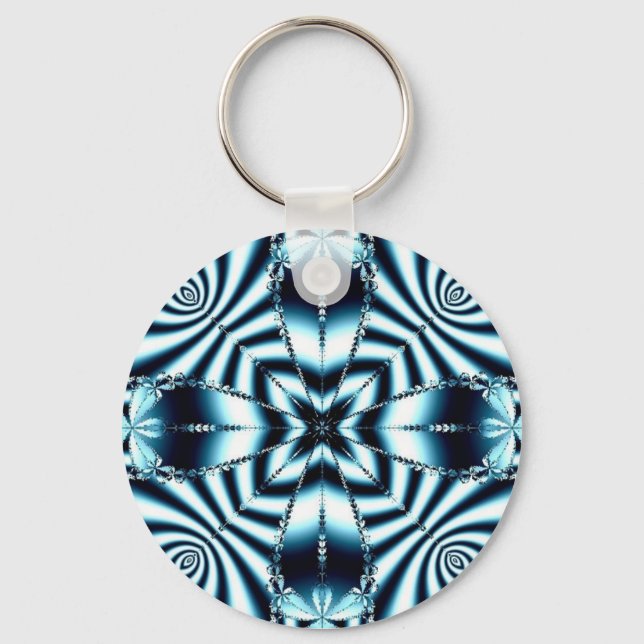 Porte-clés porte - clé de motif zèbre (Recto)
