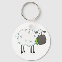 Porte - clé de mouton laineux