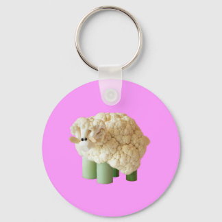 Porte-clés Porte - clé de mouton rose