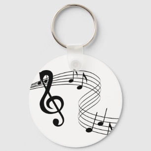 Porte-clés Porte - clé de musique musicale