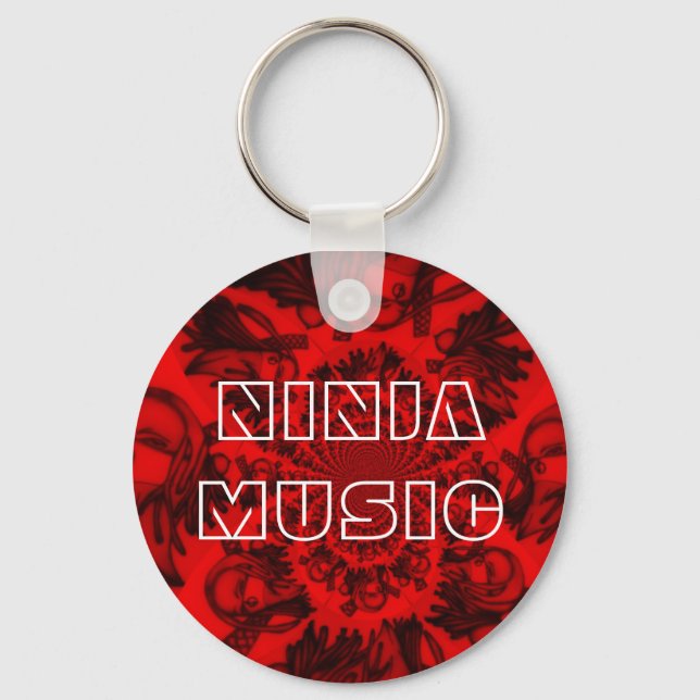 Porte-clés Porte - clé de musique Red Ninja (Recto)