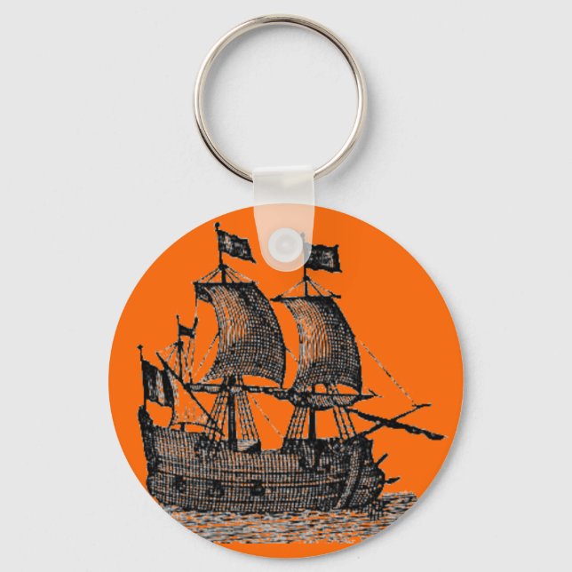Porte-clés Porte - clé de navire pirate (Recto)