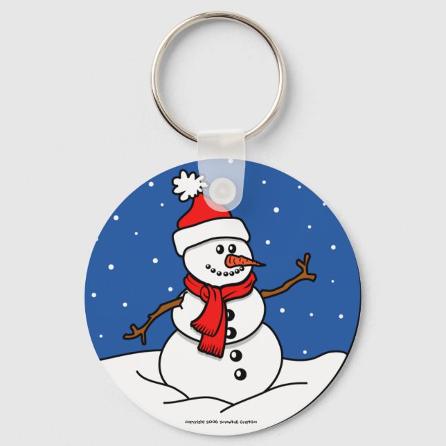Porte-clés Porte - clé de neige (Recto)