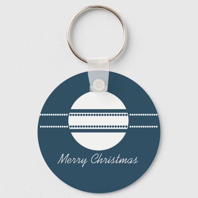 Porte-clés Porte - clé de Noël simple et chic (Recto)