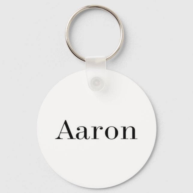 Porte-clés Porte - clé de nom Aaron (Recto)