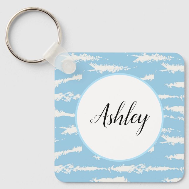 Porte-clés Porte - clé de nom personnalisé (Recto)