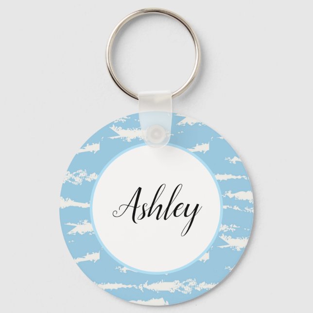 Porte-clés Porte - clé de nom personnalisé (Recto)