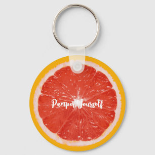Porte-clés Porte - clé de notes de fruits - Pamplemousse - Pa