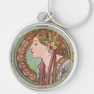 Porte-clés Porte - clé de Nouveau d'art de laurier d'Alphons